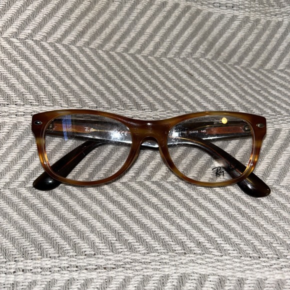 Ray Ban Eyeglasses Frames Only Blue & Red Frames RB 5184F 5799 - Picture 1 of 6